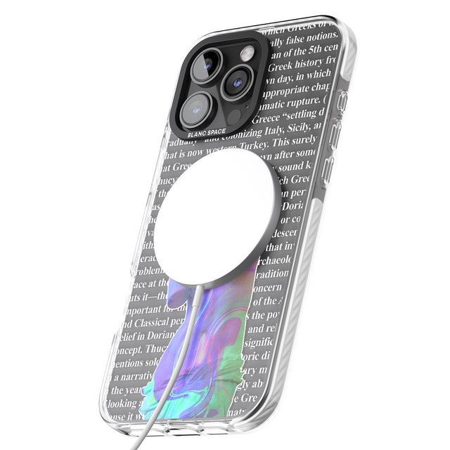 iPhone 16 Iridescent De Milo Clear Impact Phone Case