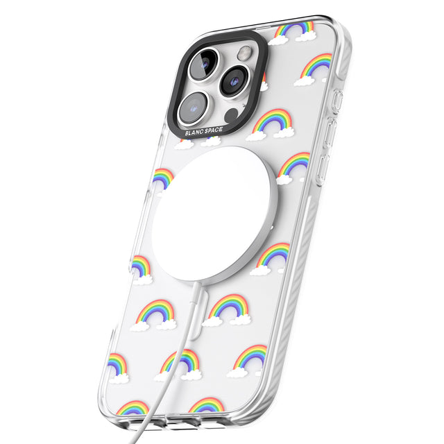 iPhone 16 Pro Max Rainbow of possibilities Black Impact Phone Case