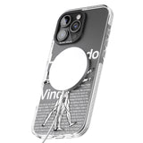 iPhone 16 Pro Max Vitruvian Man Black Impact Phone Case