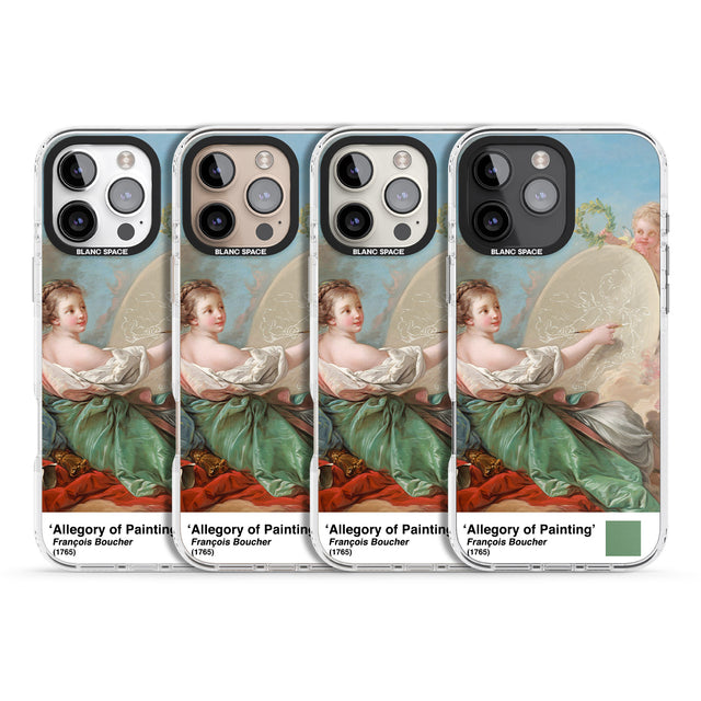 iPhone 16 Pro Max Allegory of Painting Black Impact Phone Case