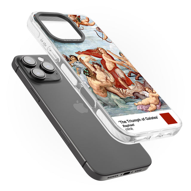 iPhone 16 Pro Max The Triumph of Galatea Black Impact Phone Case