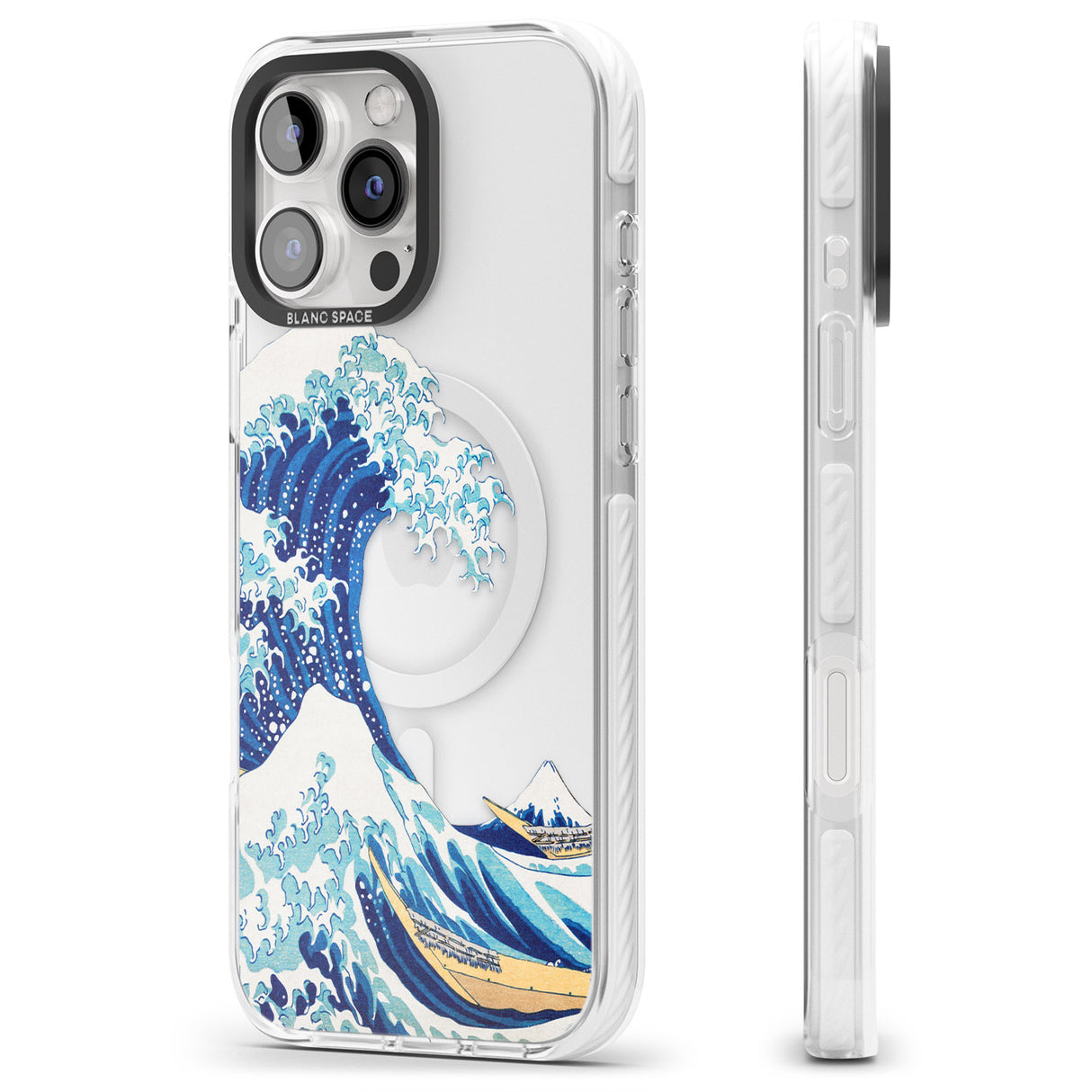 iPhone 16 Pro Max The Great Wave of Kanagawa Black Impact Phone Case