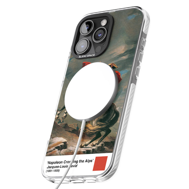 iPhone 16 Pro Max Napoleon Crossing the Alps Black Impact Phone Case