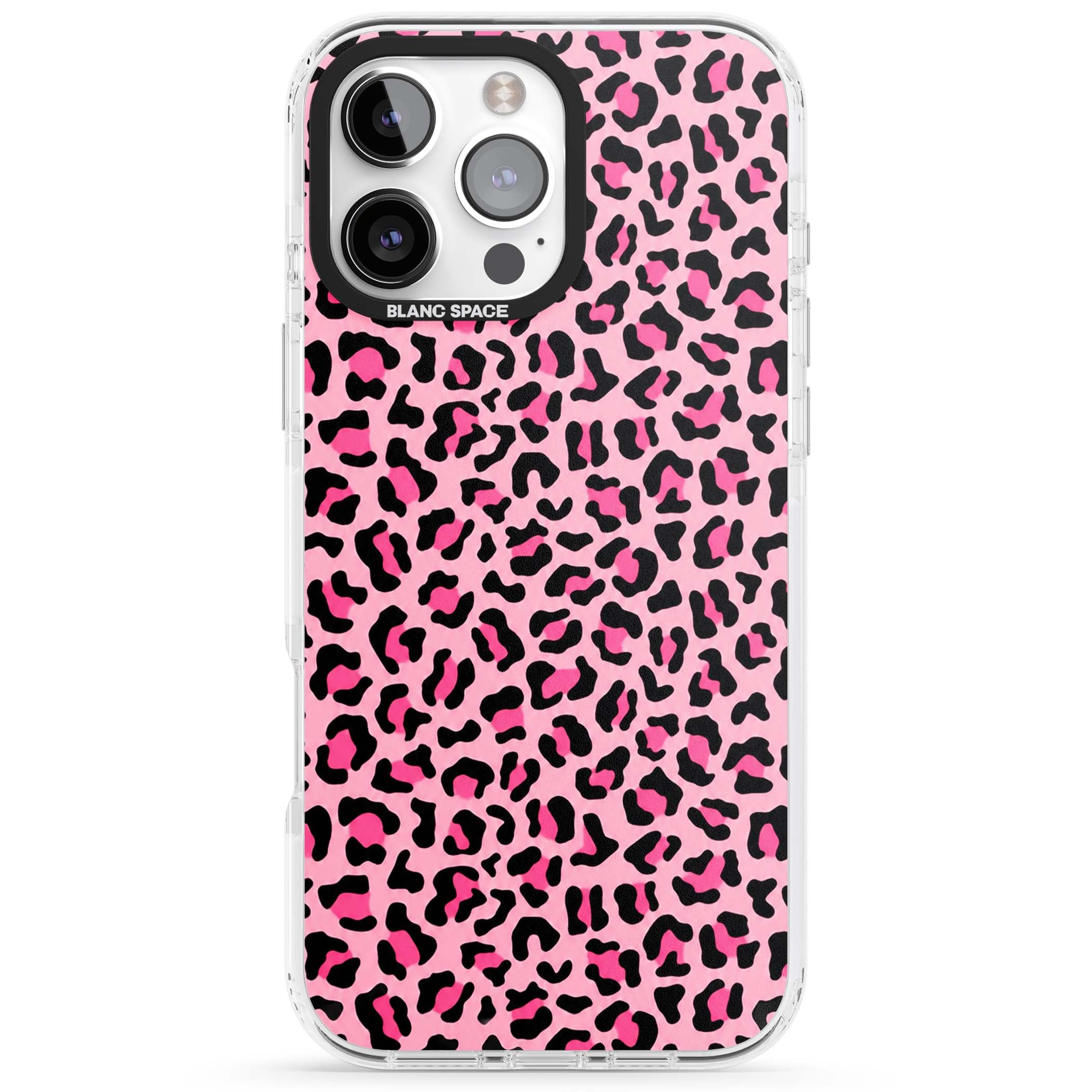 Pink Leopard baddie iPhone case | Impact Magsafe case for iPhone 16 Pro, iPhone 16 Pro Max