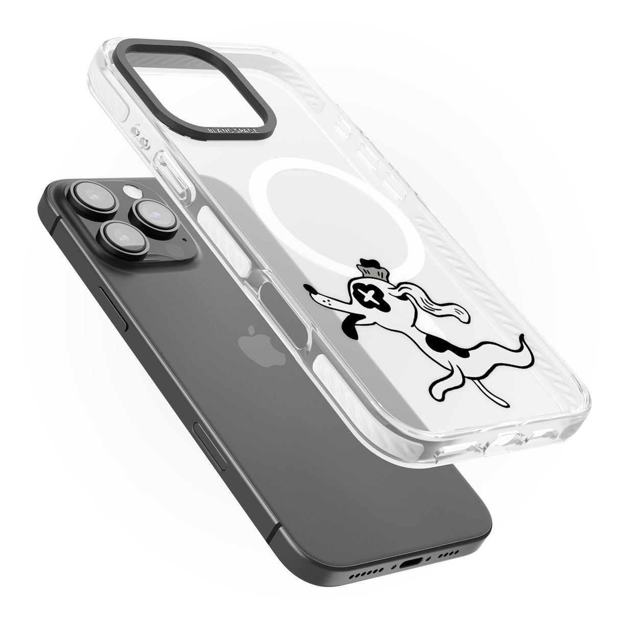 iPhone 16 Pro Max Dog Spirit Black Impact Phone Case