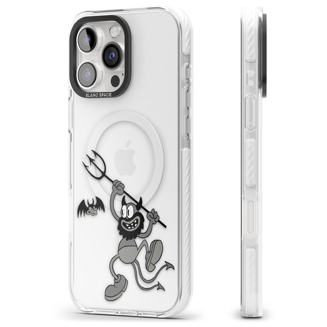 iPhone 16 Pro Max Dancing Devil Black Impact Phone Case