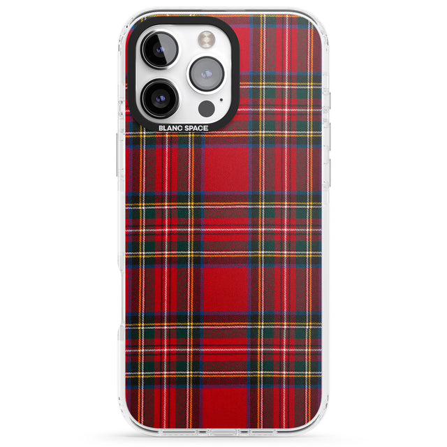 iPhone 16 Pro Max Royal Stewart Tartan Black Impact Phone Case