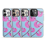 iPhone 16 Pro Max Pink Sloth Black Impact Phone Case