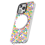 iPhone 16 Pro Max Multicolour Polka-dot Fiesta Black Impact Phone Case