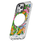 iPhone 16 Pro Max Psychedelic Jungle Dragon Black Impact Phone Case