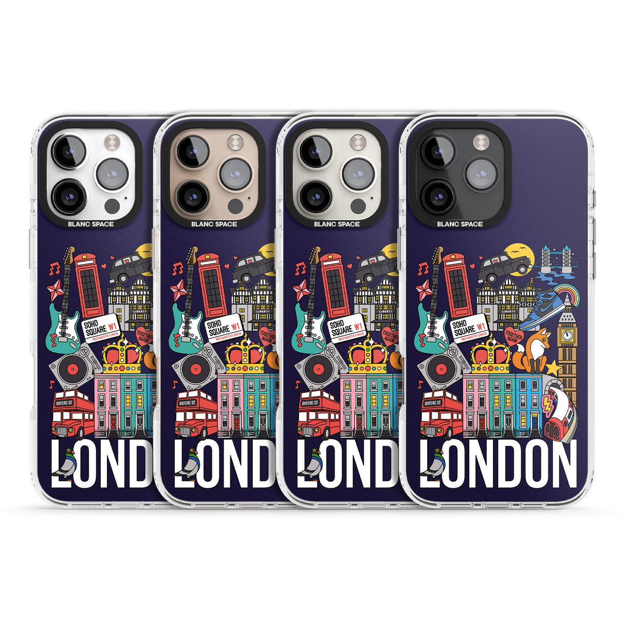 iPhone 16 Pro Max London Calling Black Impact Phone Case