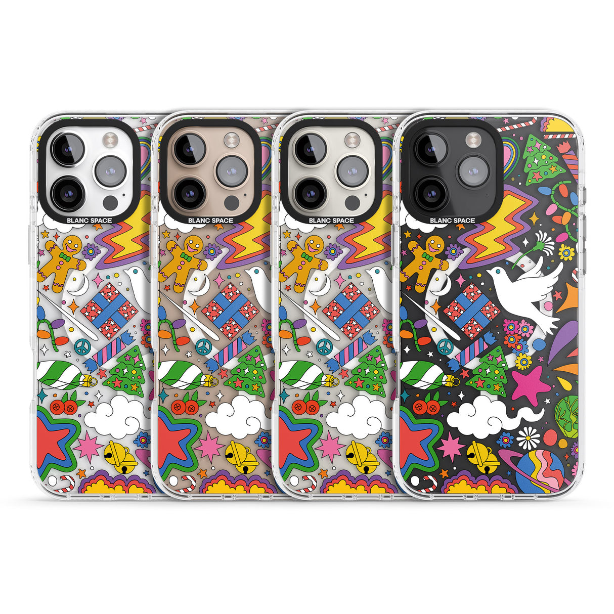 iPhone 16 Pro Max Whimsical Wonderland Black Impact Phone Case