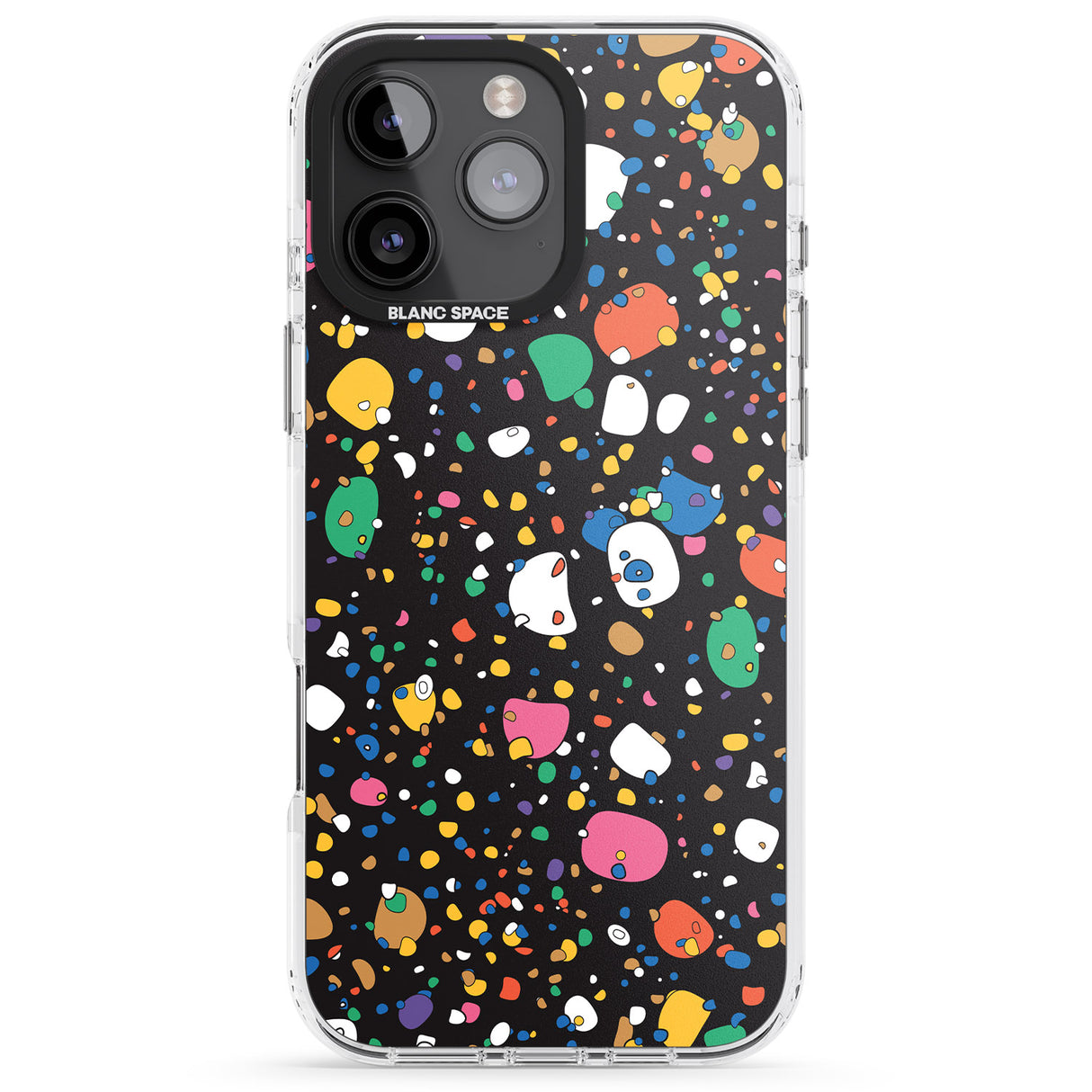 Colourful Confetti Pebbles (Black)