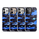 iPhone 16 Pro Max Blue Galaxy Black Impact Phone Case