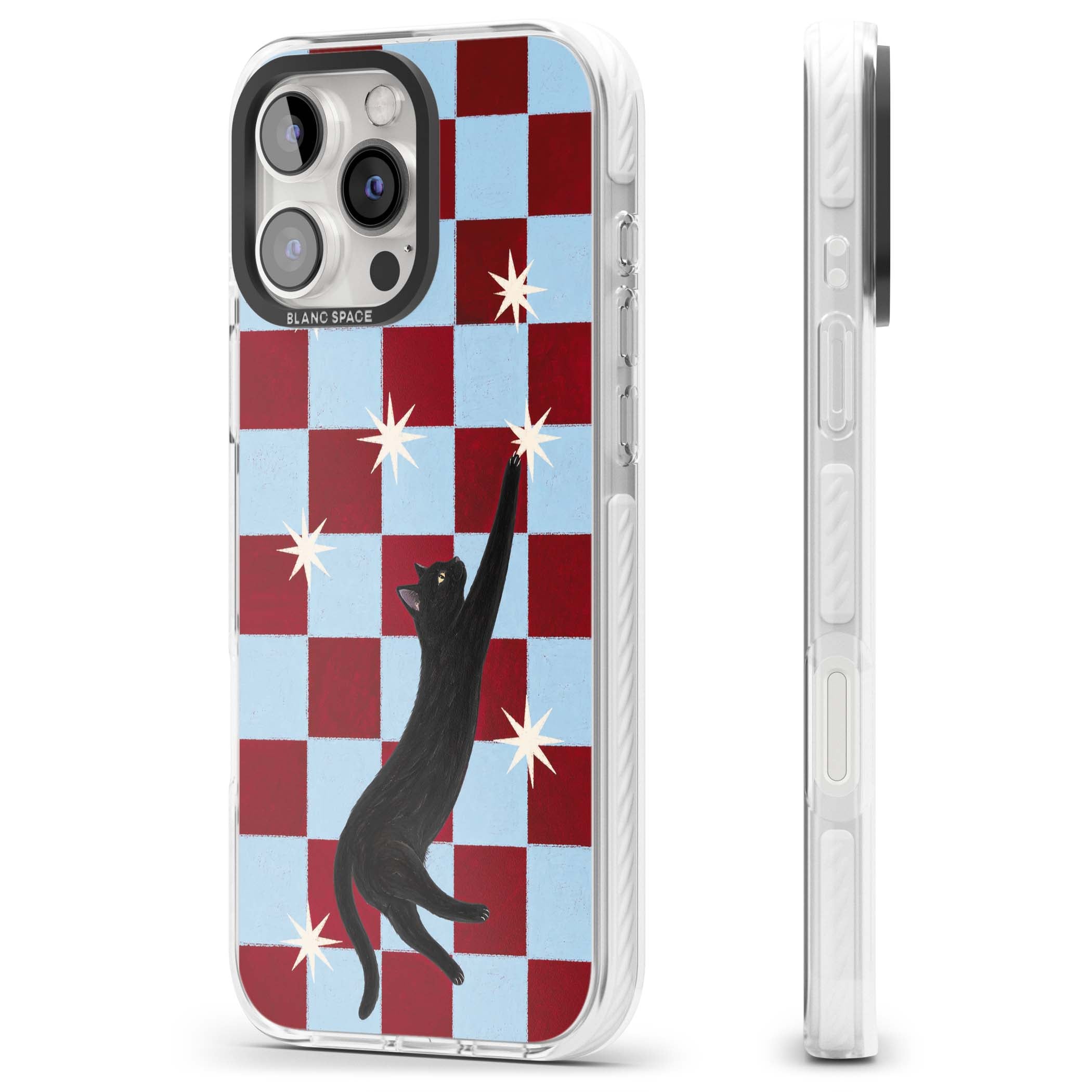 Starlit Kitty animals iPhone case | Impact Magsafe case for iPhone 16 Pro, iPhone 16 Pro Max