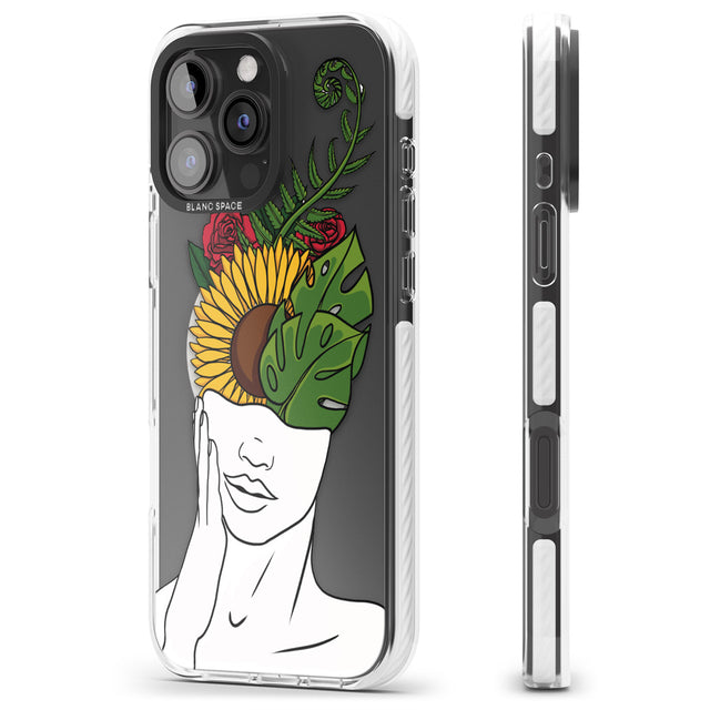 iPhone 16 Pro Max Let The Mind Flourish Black Impact Phone Case