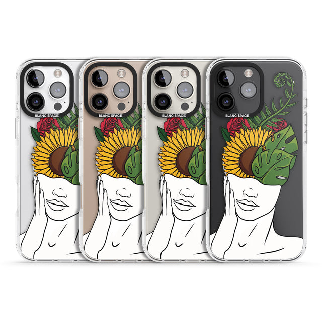 iPhone 16 Pro Max Let The Mind Flourish Black Impact Phone Case