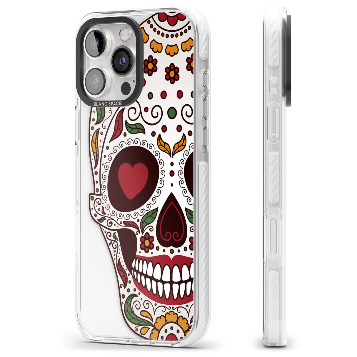 iPhone 16 Pro Max Autumn Sugar Skull Black Impact Phone Case