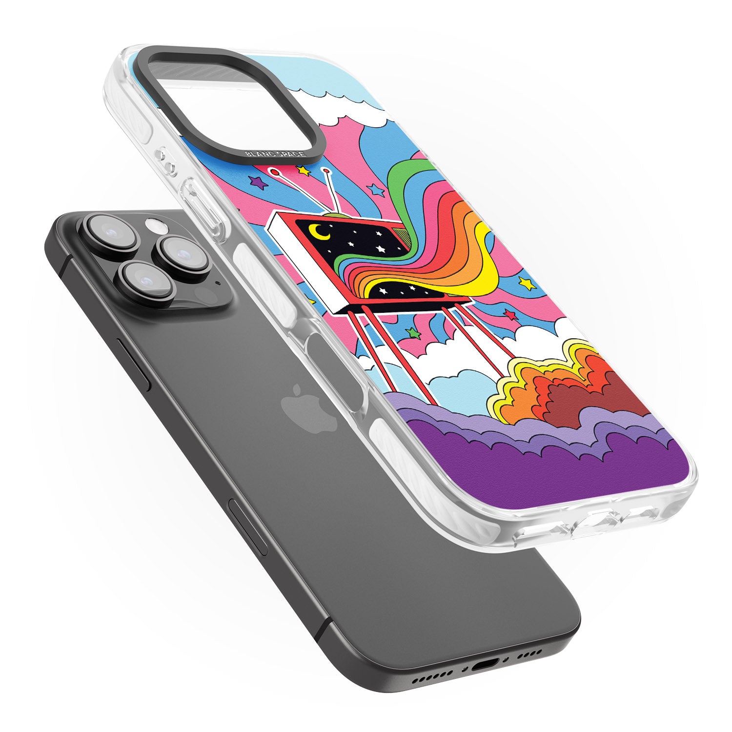 iPhone 16 Pro Max TV Captivation Black Impact Phone Case