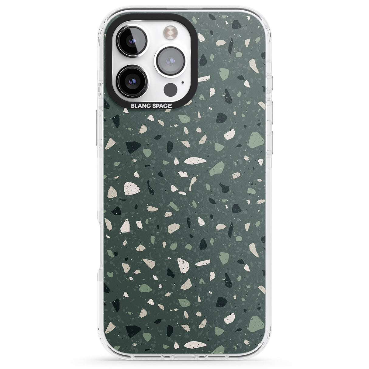 Green & Cream Terrazzo Pattern