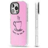 iPhone 16 Pro Max That's the Tea, Sis Pink Black Impact Phone Case