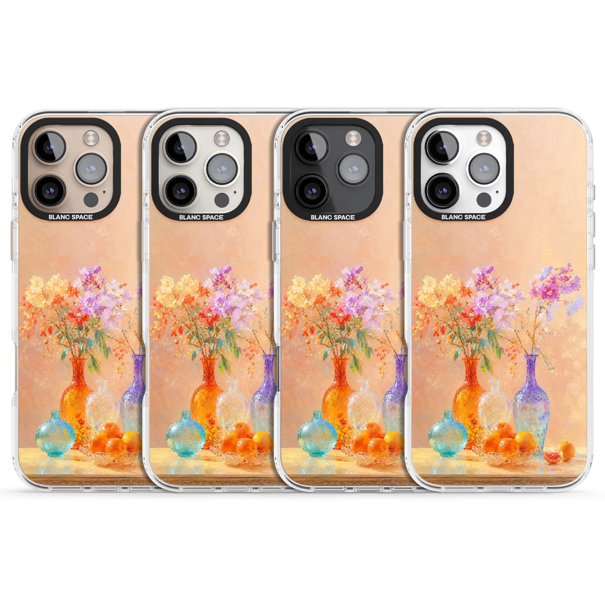 Peach Glass art iPhone case | Impact Magsafe case for iPhone 16 Pro, iPhone 16 Pro Max