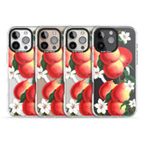 iPhone 16 Pro Max Vintage Painted Peaches Black Impact Phone Case + Magsafe