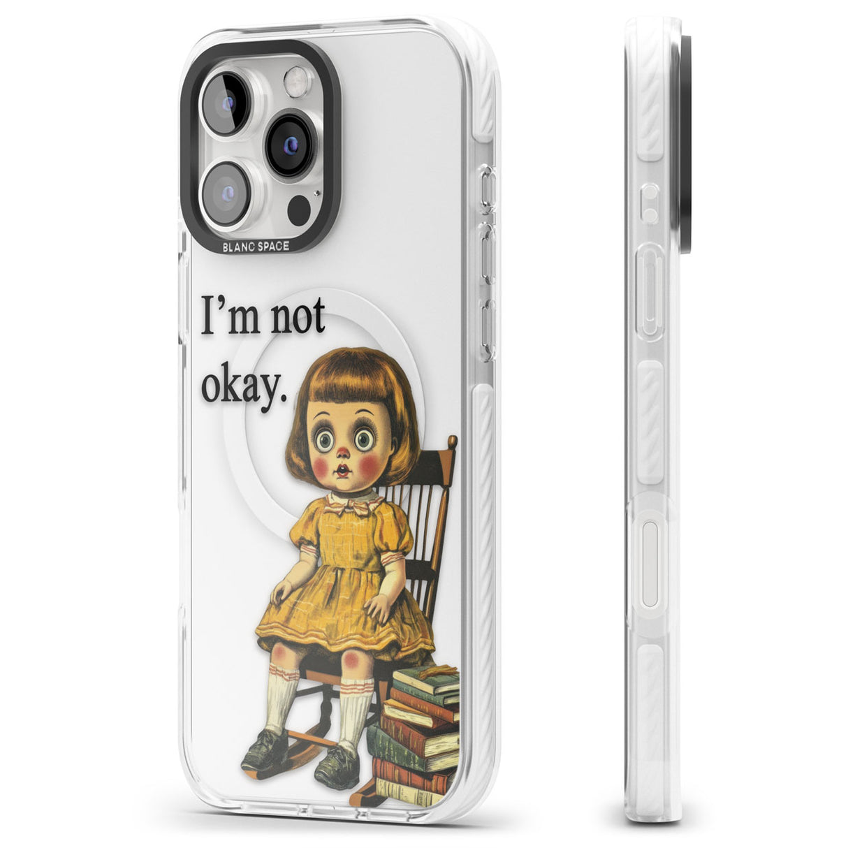 I'm Not Okay Impact Magsafe Phone Case for iPhone 16 Pro, iPhone 16 Pro Max