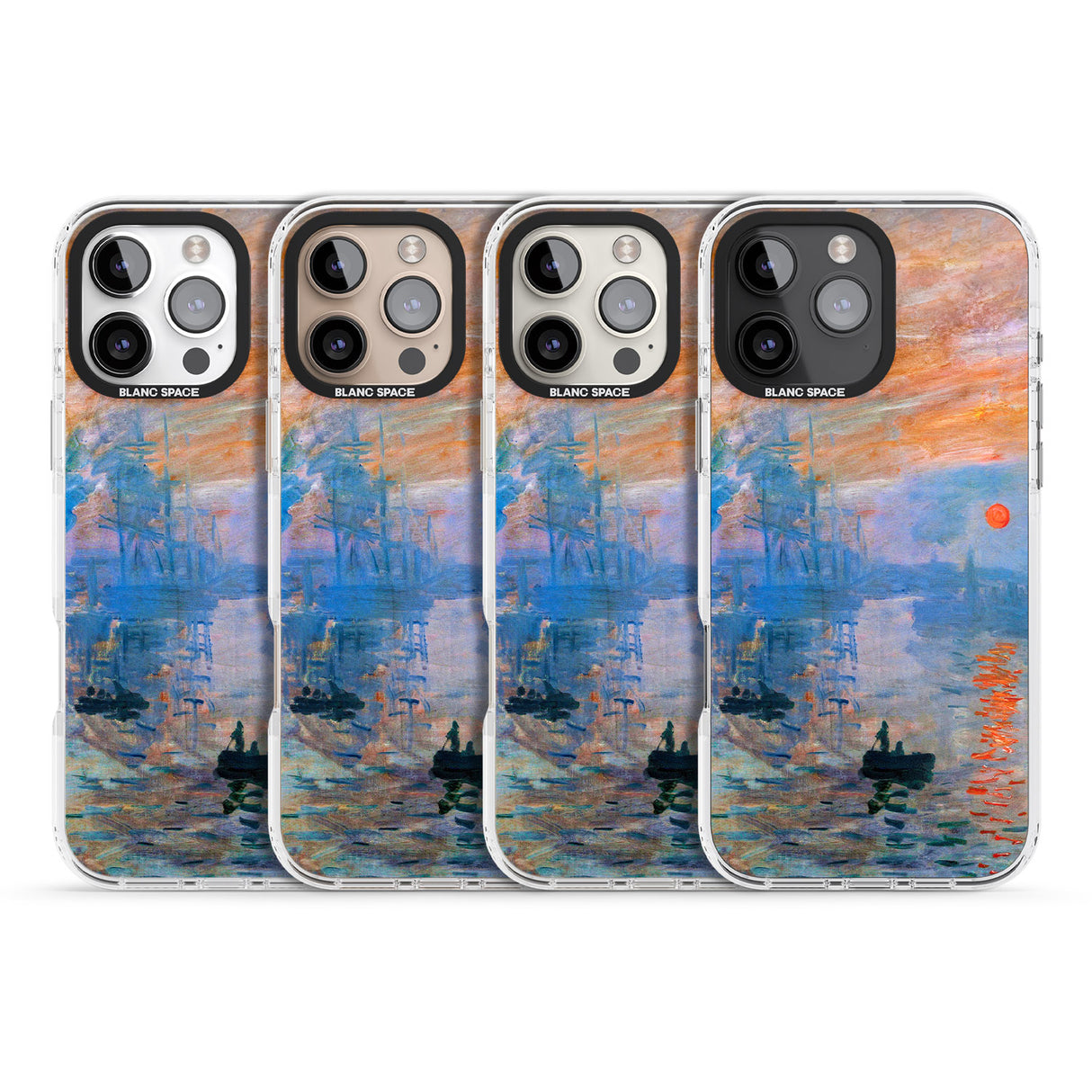 iPhone 16 Pro Max Sunset Harbor Black Impact Phone Case