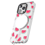 iPhone 16 Pro Max Watermelon Slices - Clear Black Impact Phone Case