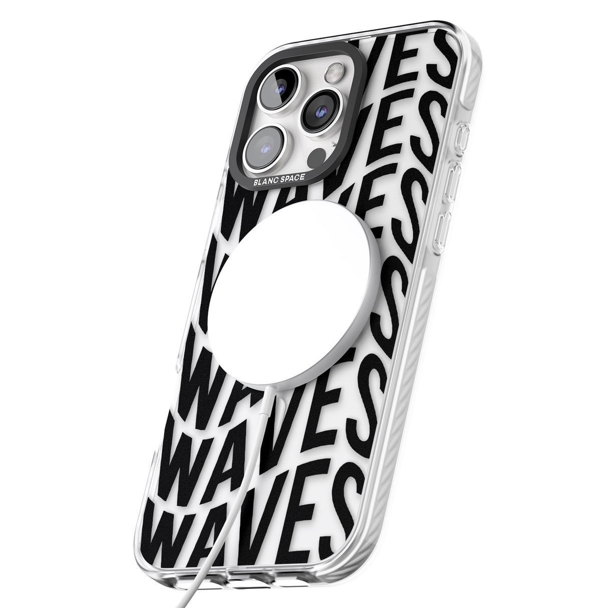 iPhone 16 Pro Max WAVES Clear Impact Phone Case + Magsafe