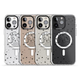 iPhone 16 Pro Max Aquarius Emblem - Transparent Design Black Impact Phone Case