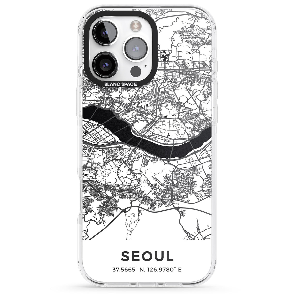 Map of Seoul, South Korea