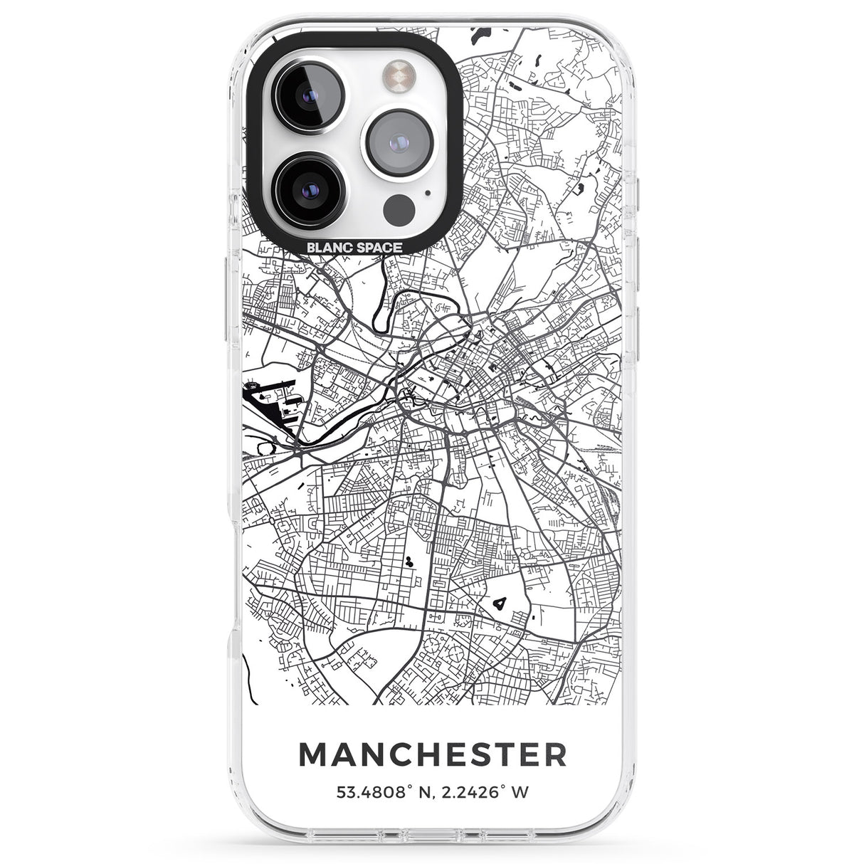 Map of Manchester, England