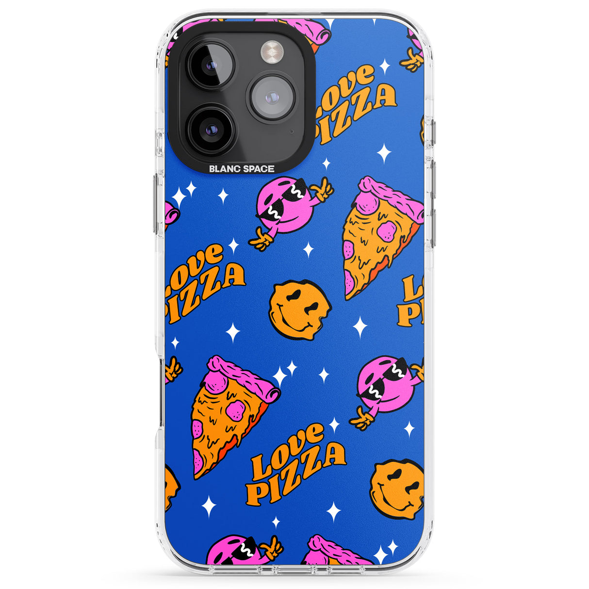 Psychedelic Love Pizza Pattern