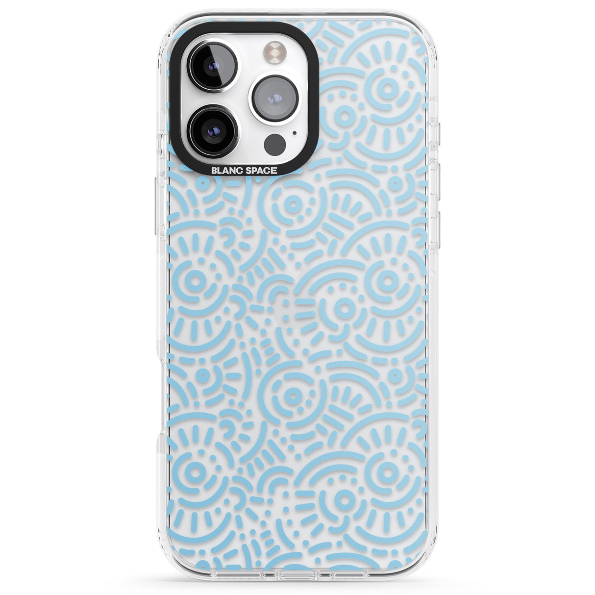 Light Blue Pattern Memphis Retro Pattern Design