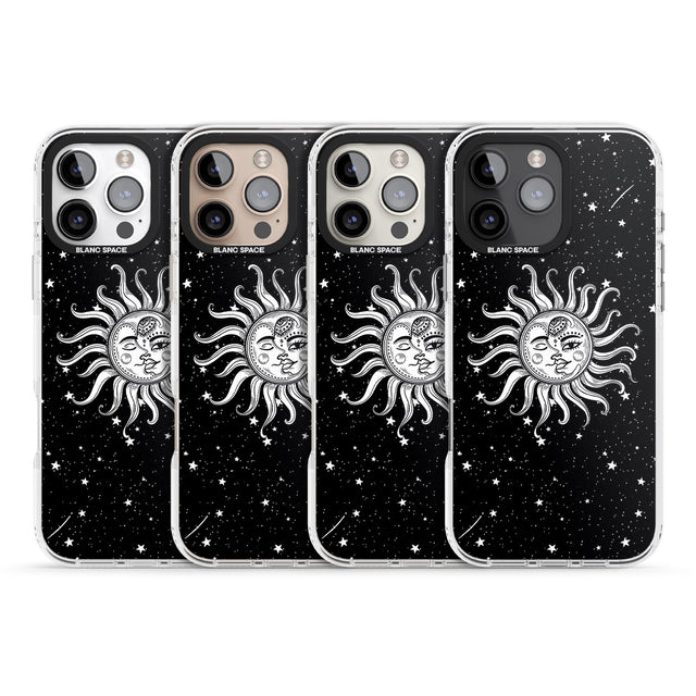 iPhone 16 Pro Max Mystic Sun Moon Black Impact Phone Case