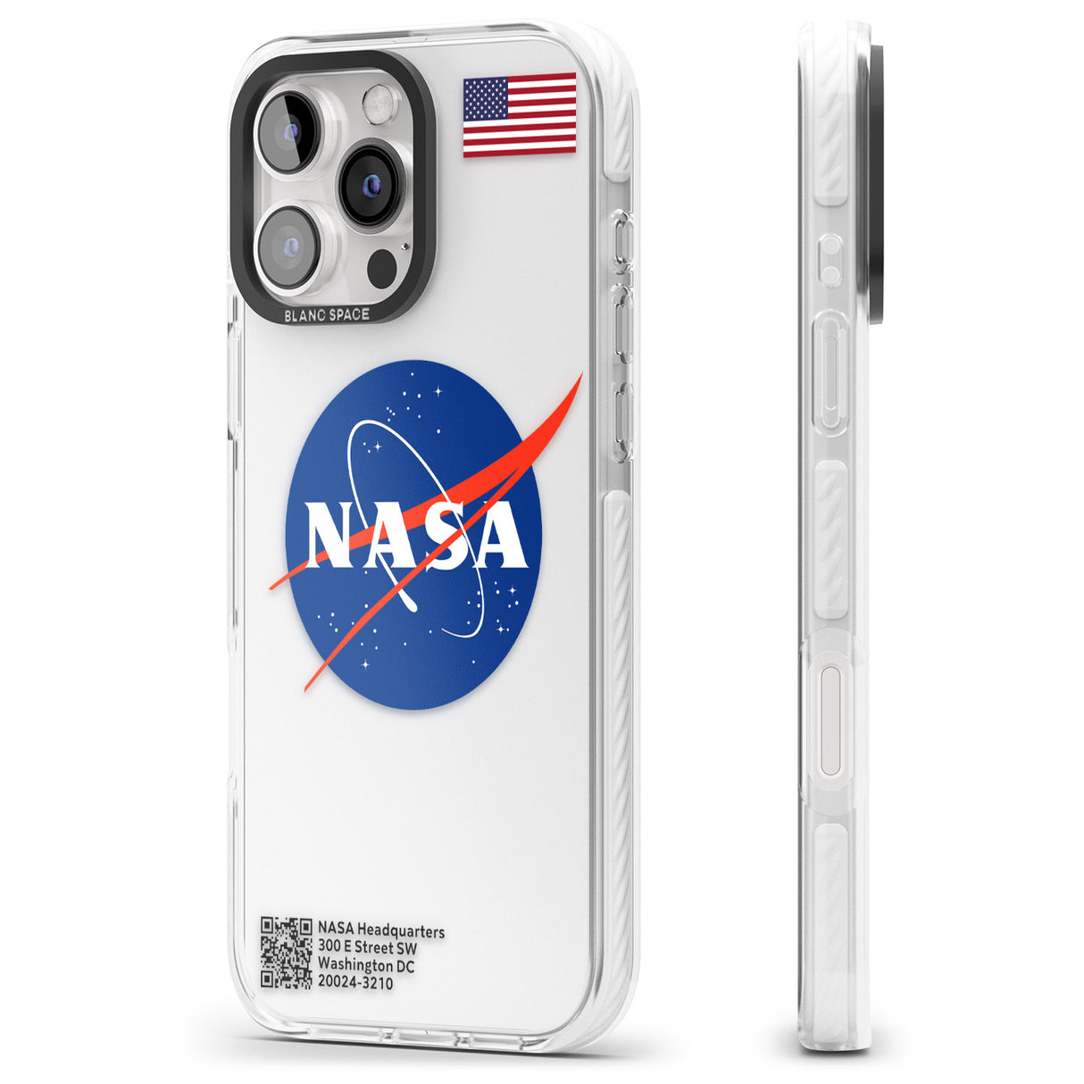 iPhone 16 Pro Max NASA Meatball Black Impact Phone Case