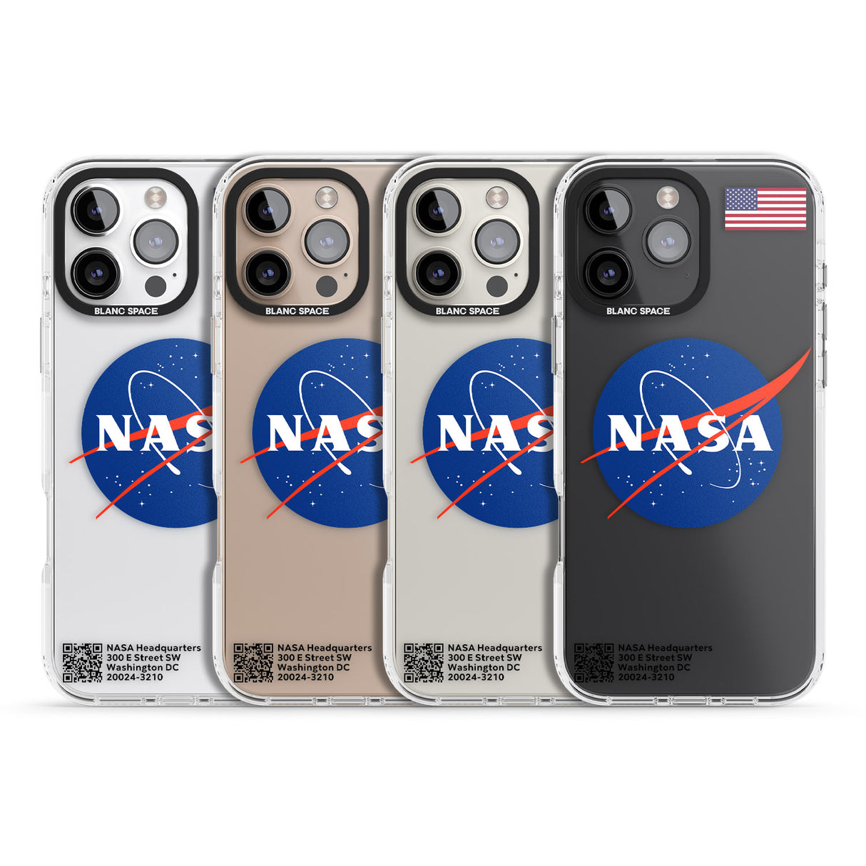 iPhone 16 Pro Max NASA Meatball Black Impact Phone Case