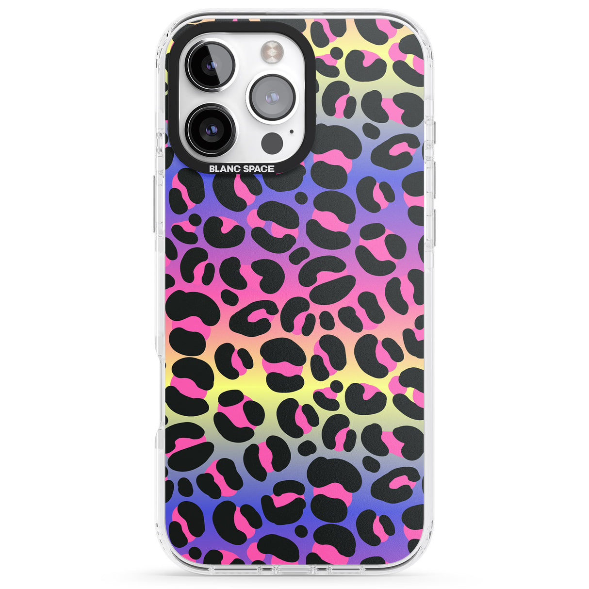 Rainbow Gradient Leopard Print