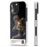 iPhone 16 Pro Max Saturn Devouring His Son Black Impact Phone Case