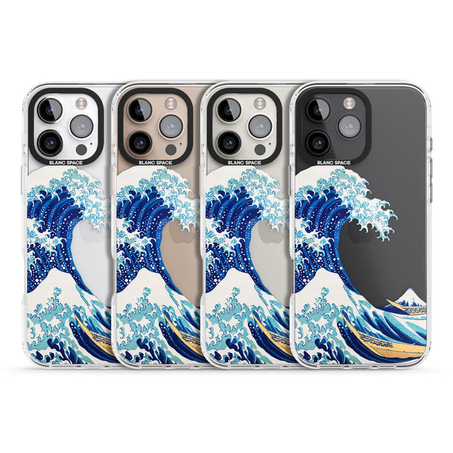 iPhone 16 Pro Max The Great Wave of Kanagawa Black Impact Phone Case