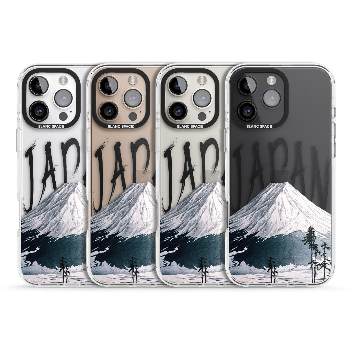 iPhone 16 Pro Max Mount Fuji Cutout Black Impact Phone Case