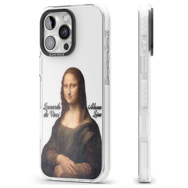 iPhone 16 Pro Max Mona Lisa Cutout Black Impact Phone Case