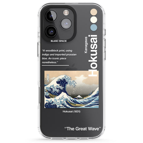 iPhone 16 Pro Max The Great Wave Black Impact Phone Case