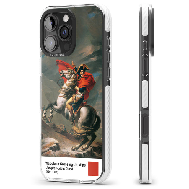 iPhone 16 Pro Max Napoleon Crossing the Alps Black Impact Phone Case