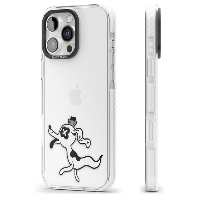 iPhone 16 Pro Max Dog Spirit Black Impact Phone Case