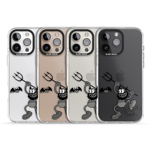 iPhone 16 Pro Max Dancing Devil Black Impact Phone Case