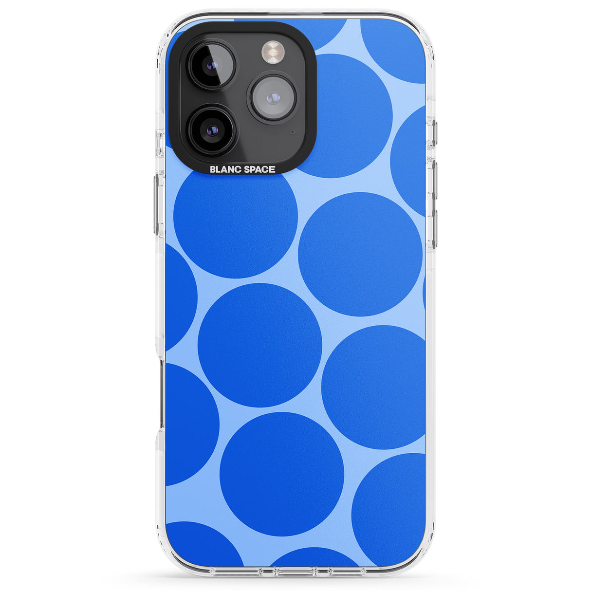 Abstract Retro Shapes: Blue Dots