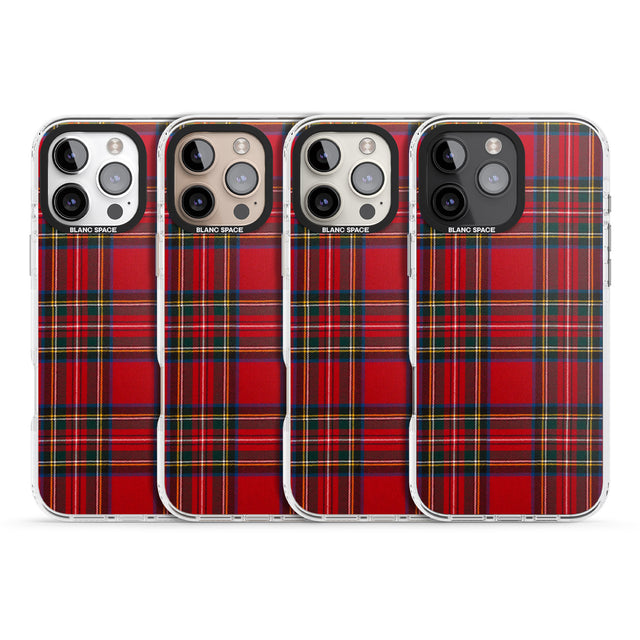 iPhone 16 Pro Max Royal Stewart Tartan Black Impact Phone Case